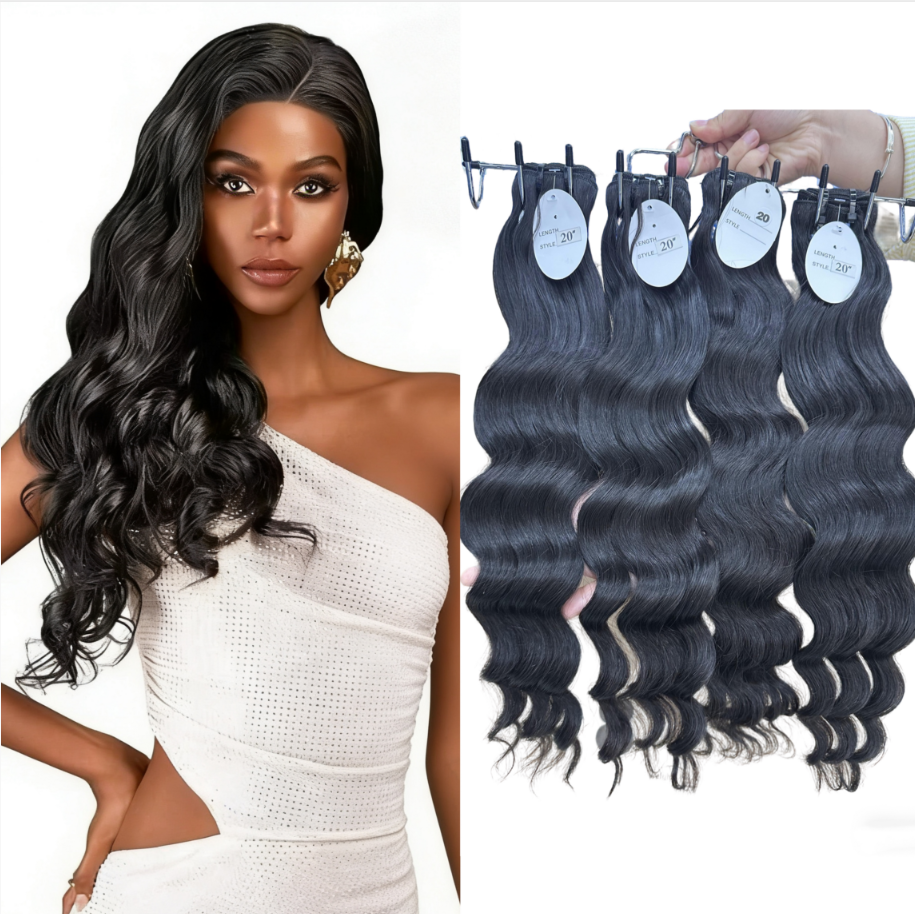 100% Raw More Wavy Bundle Hair (100g) - Tangle Free Grade 3/4 Bundles