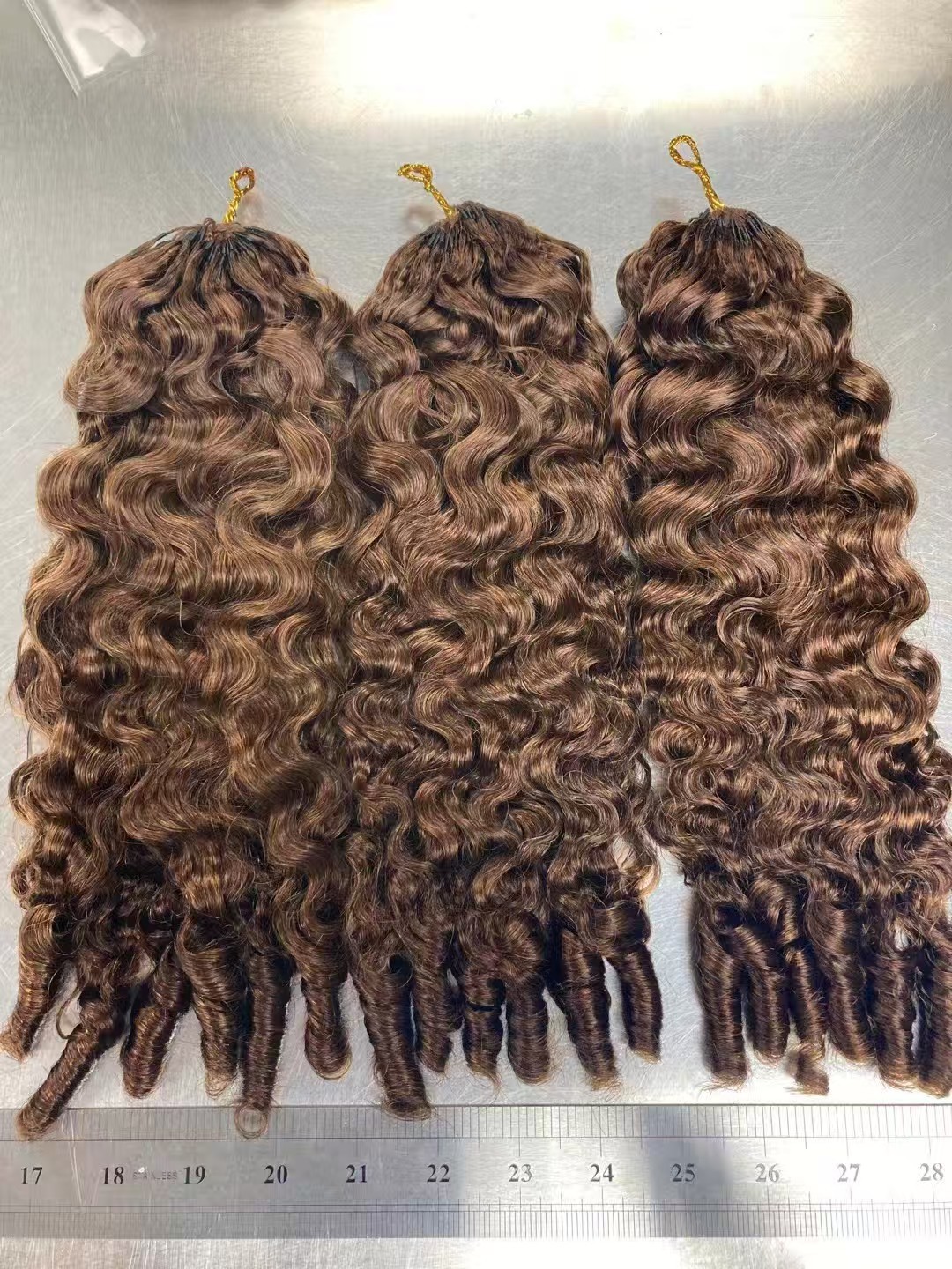 RDSHAIR Colored Crochet Hair Crochet Braid 100% Human Hair Extensions 100g 1pack