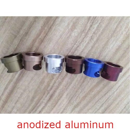anodized aluminum with different colors