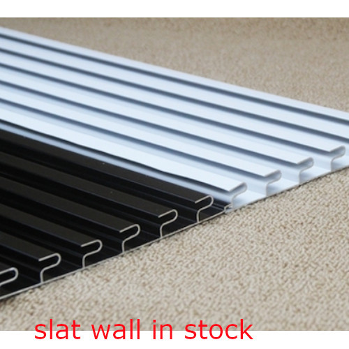 Stackable Slat wall, aluminum slatwalls for Store shelves, garages, showcases, storage rooms, coat racks, jewelry racks