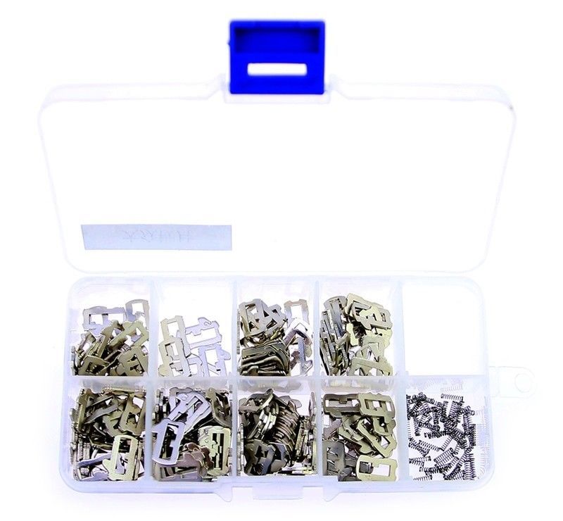 200PCS HU66 Car Lock Reed Locking Plate For Audi Volkswagen Car Lock Reed Locksmith Repair Accessories 8 models