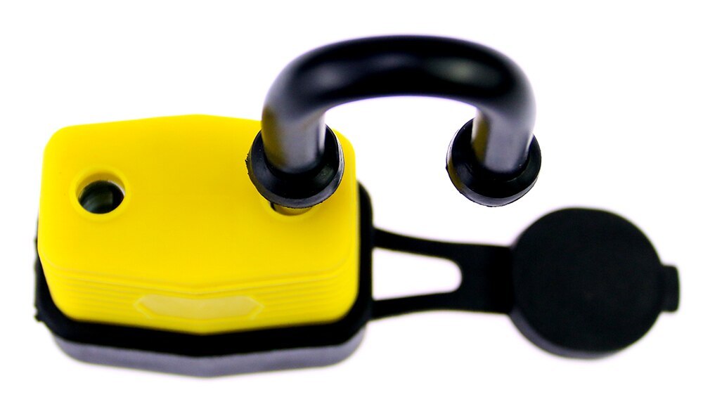 Anti Static Waterproof Padlock 40mm Short Beam Yellow Waterproof Home Gate Door Lock Padlock Keyed Master Padlock
