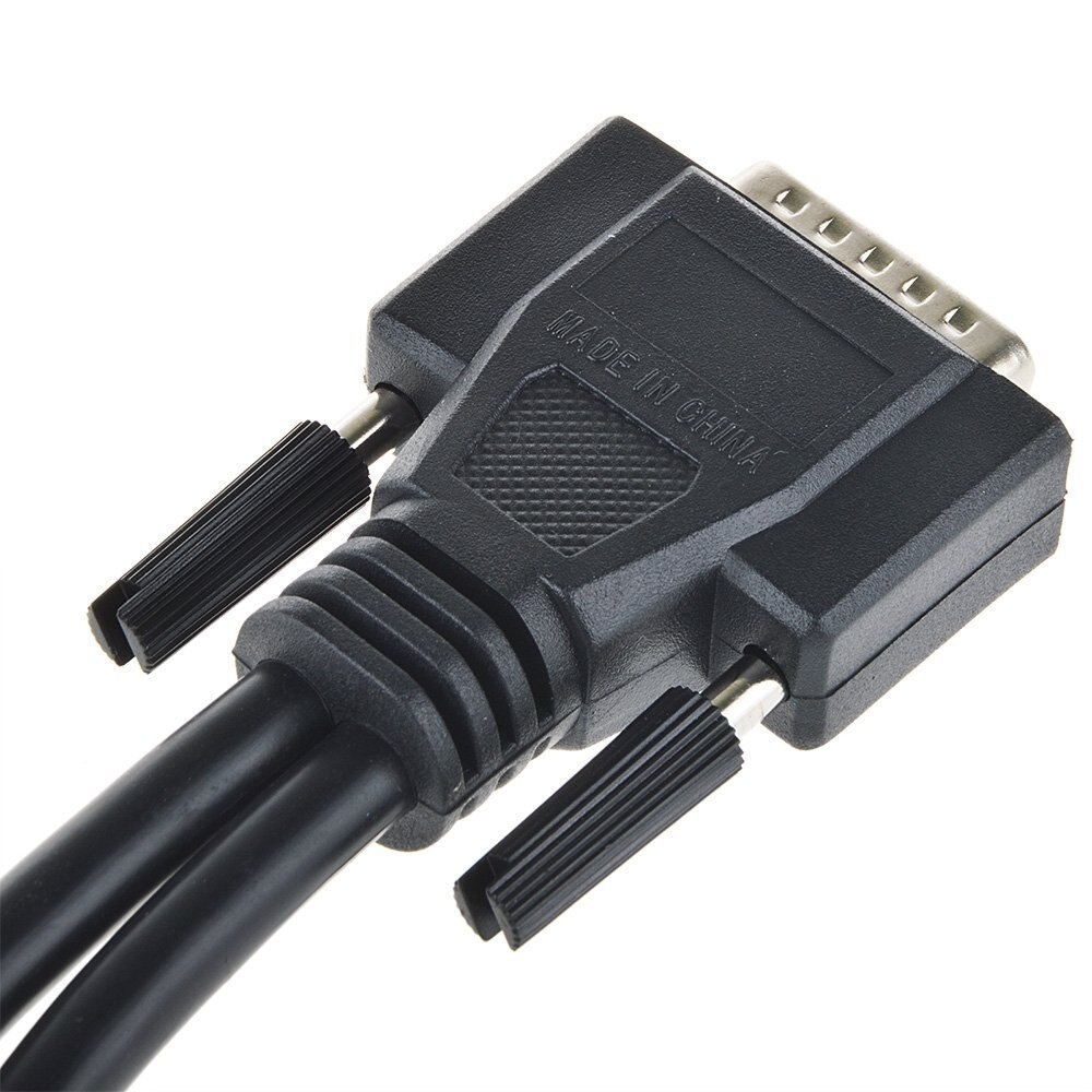 PN 405048 6Pin and 9pin Y Deutsch Adapter for Nexiq USB Link 125032 Diesel Truck 6 Pin and 9 Pin To DB15 PIN Male Cable