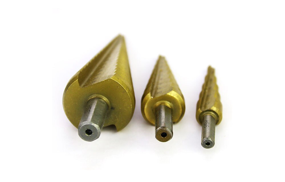 Original HUK Pyramid titanium-coated hole drilling tool drill bit