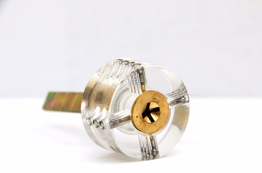 Transparent Cross Lock Pick Visable Padlock With Two Keys for Locksmith Practice Training Skill Lock Picks Tools