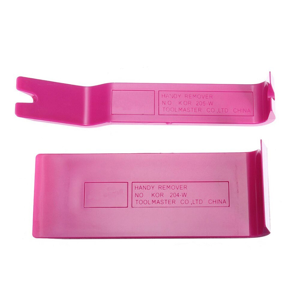 Rose Red 2 in 1 Durable Nylon Wedge Crowbar Locksmith Tool Master Crowbar Tool Lever Wedge Car Door Lock Opener