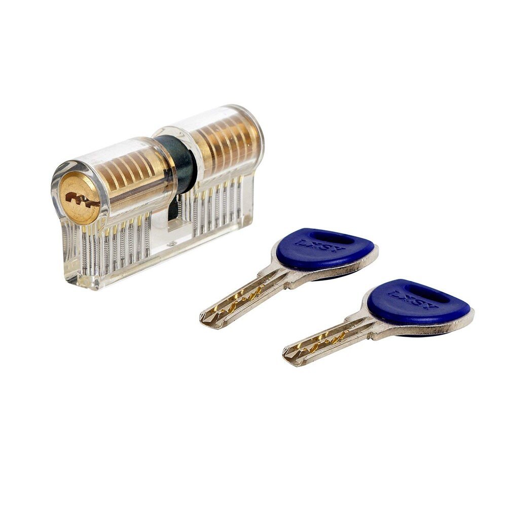 Practice Lock Transparent Lock Pick Visible Training Skill Cutaway Inside Copper Padlock Tool For Locksmith Supplier