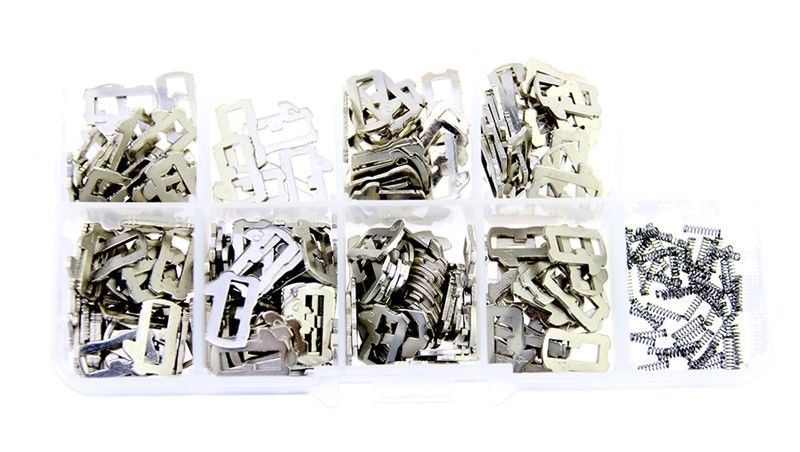 200PCS HU66 Car Lock Reed Locking Plate For Audi Volkswagen Car Lock Reed Locksmith Repair Accessories 8 models