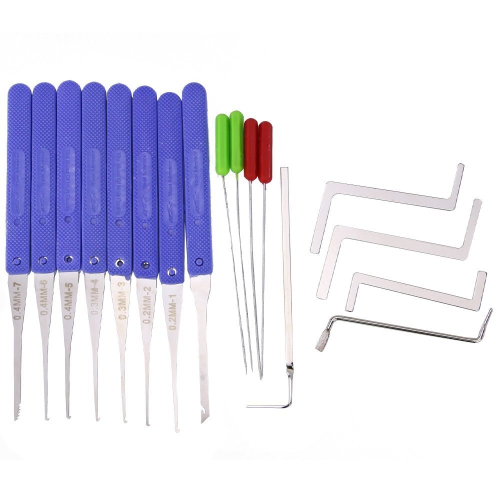 12Pcs Lock Broken Key Extractor Remove Removal Hooks Needle Lock pick Locksmith Tool Set Hand Tools