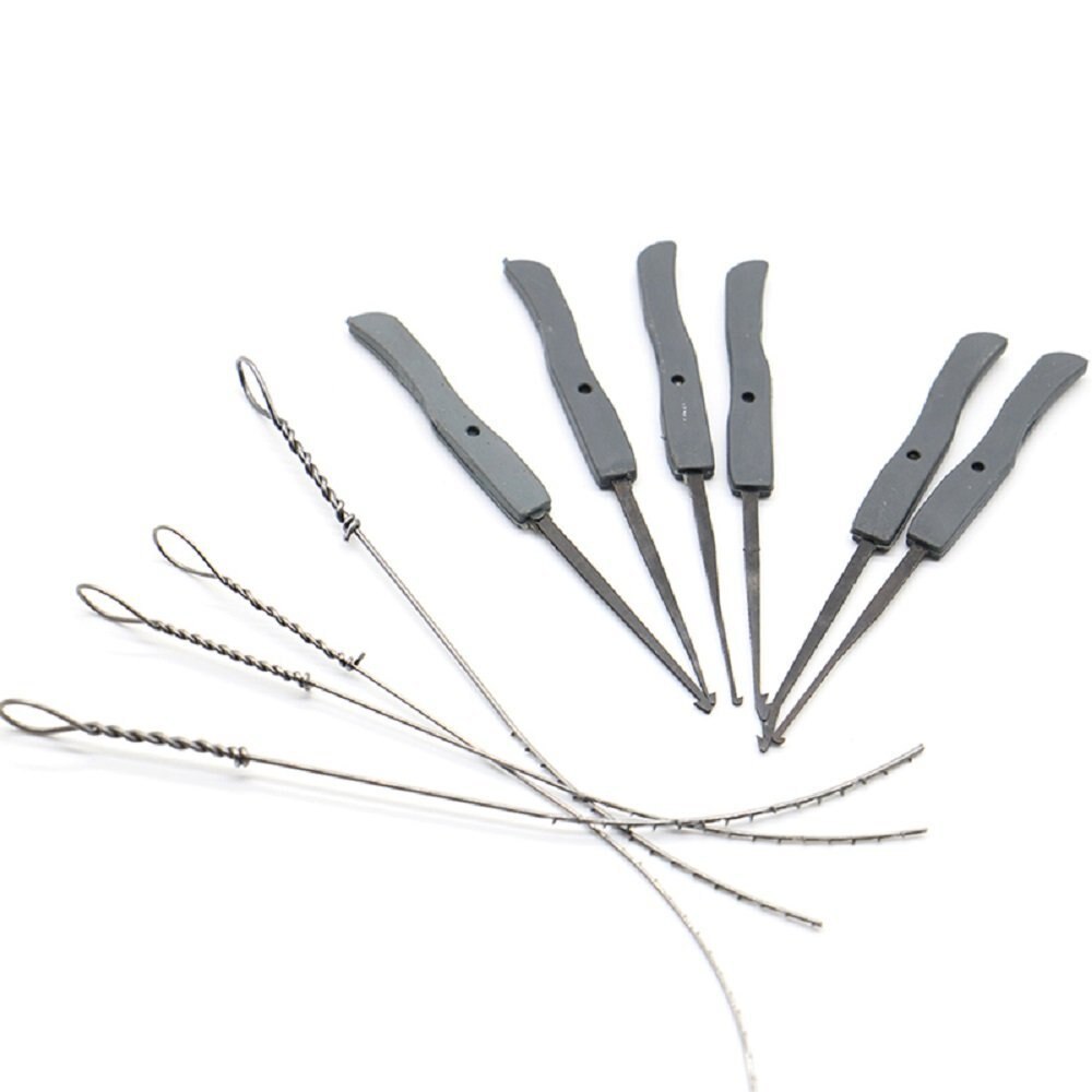 22PCS Broken Key Extractor Remove Removal Hooks Lock pick Locksmith Tool Set