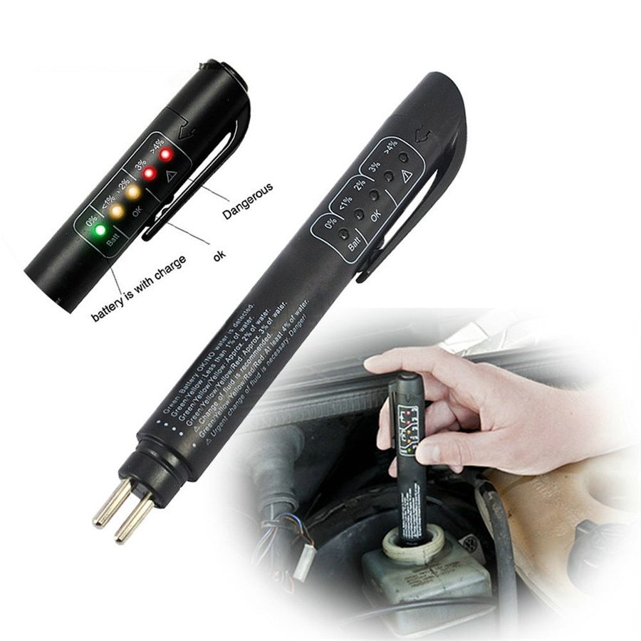 Universal Brake Fluid Tester LED Pen Car Brake Liquid Digital Tester Brake fluid Brake Oil Testing Pen Automotive Testing Tool