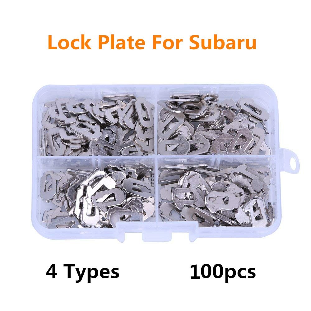 100pcs Car Lock Reed Lock Plate For Subaru Car Lock Repair Locskmith Accessories