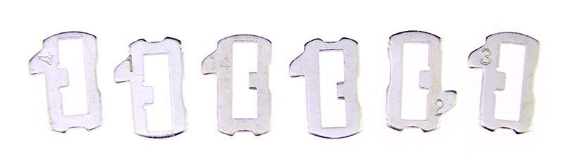 200PCS HU66 Car Lock Reed Locking Plate For Audi Volkswagen Car Lock Reed Locksmith Repair Accessories 8 models