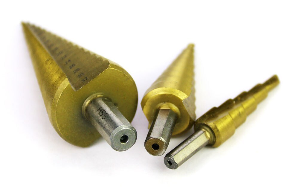 Original HUK Pyramid titanium-coated hole drilling tool drill bit