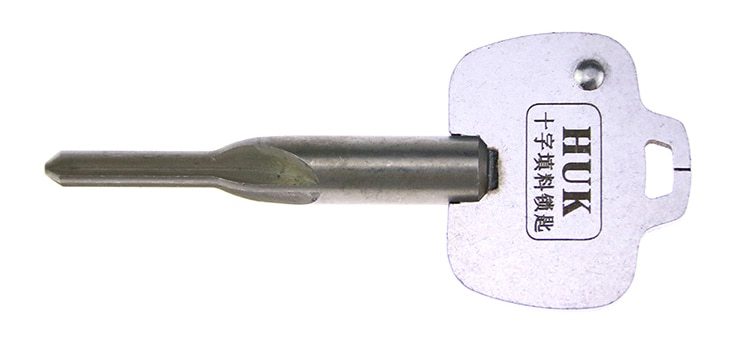 HUK Almighty Multifunction Master Cross Key Locksmith Supplies Stainless Stell for Cross Lock