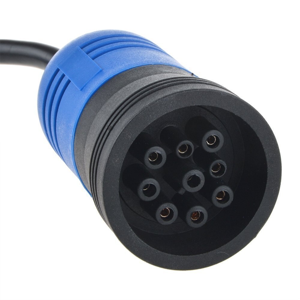 PN 405048 6Pin and 9pin Y Deutsch Adapter for Nexiq USB Link 125032 Diesel Truck 6 Pin and 9 Pin To DB15 PIN Male Cable