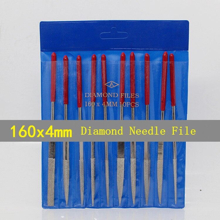 10 Pieces 140mm 160mm Diamond Needle File Set Handy Tools for Ceramic Glass Gem Stone Hobbies and Crafts locksmith tools