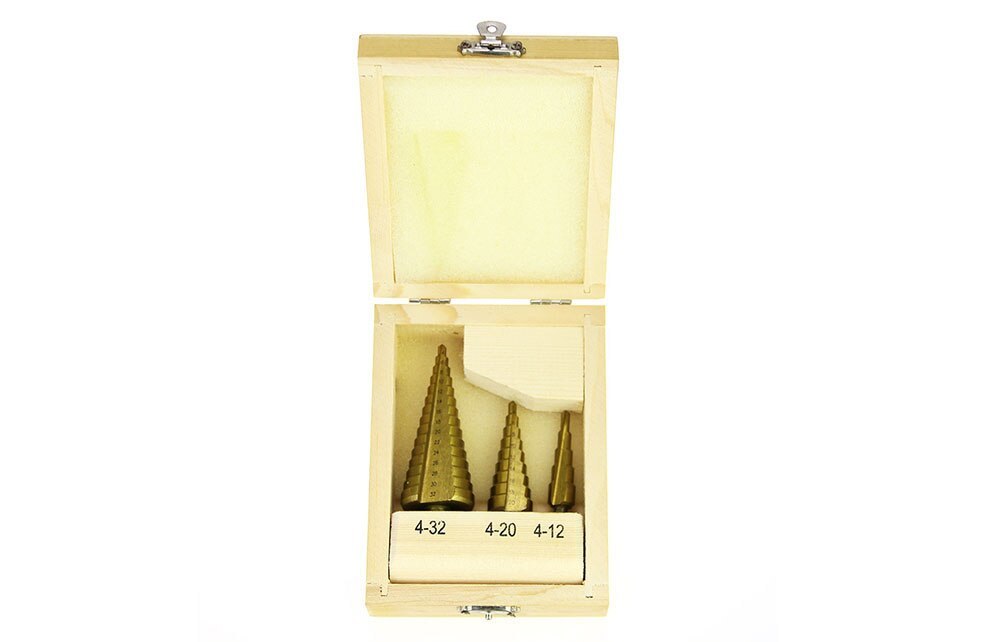 Original HUK Pyramid titanium-coated hole drilling tool drill bit