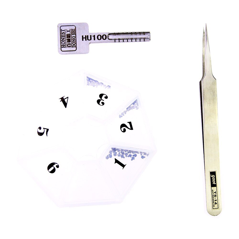 Honest HU100 car key moulds for key moulding Car Key Profile Modeling locksmith tools