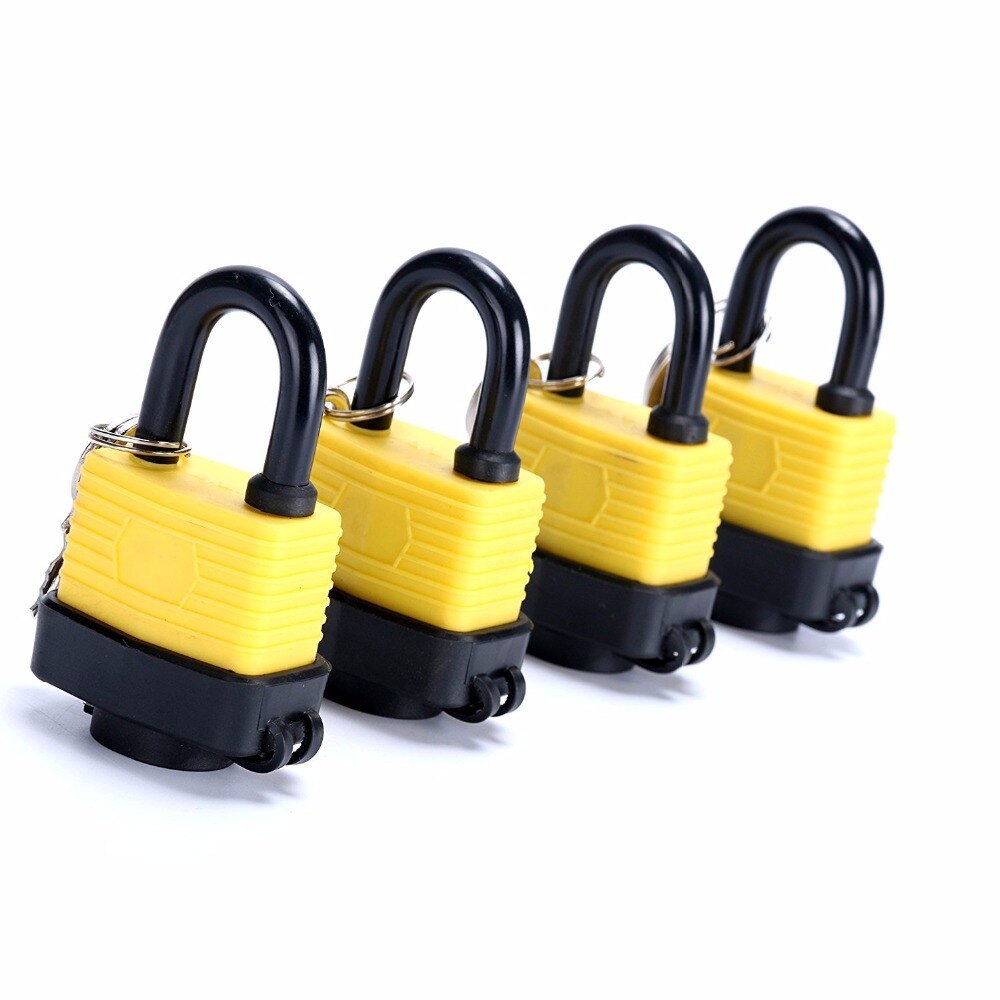 4pcs Waterproof Padlock Locks Gate Door Padlock Master Padlock 40mm