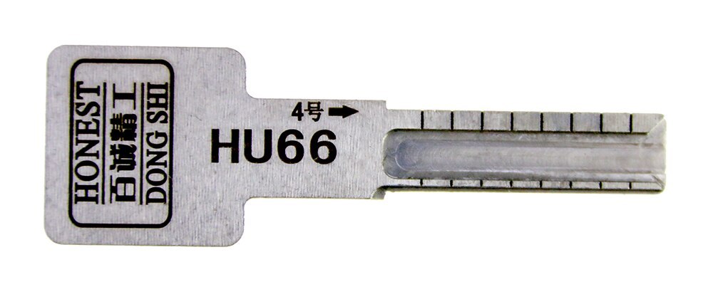 Honest car key moulds HU66 for VW/Audi/SKODA Car key moulding Car Key Profile Modeling locksmith tools Accessories