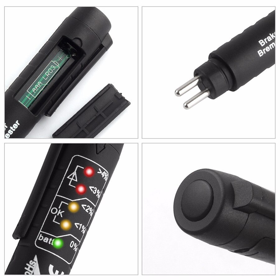 Universal Brake Fluid Tester LED Pen Car Brake Liquid Digital Tester Brake fluid Brake Oil Testing Pen Automotive Testing Tool