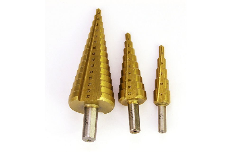 Original HUK Pyramid titanium-coated hole drilling tool drill bit