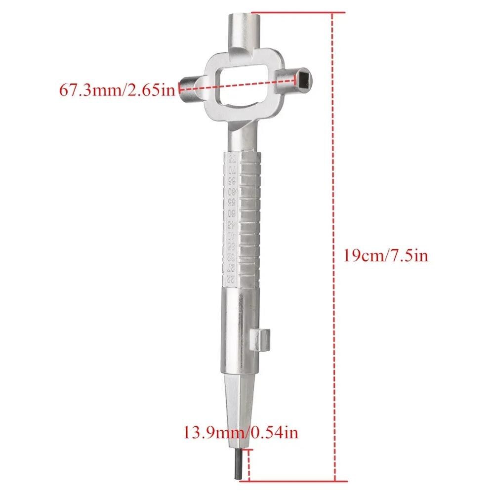 Locksmith Tool Multi Purpose Cylinder Gauge Cam Turner Spindle Turner
