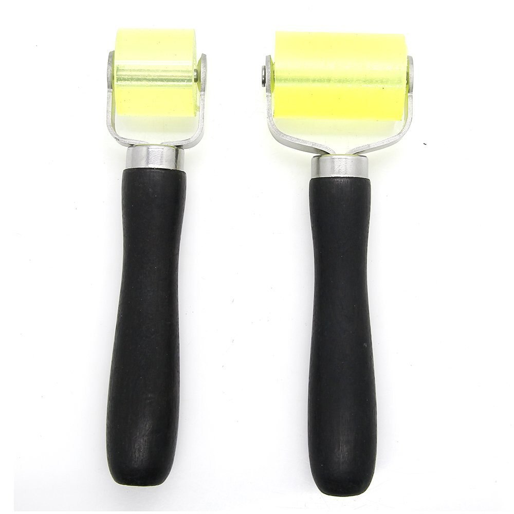 Auto Car Sound Insulation Construction Tools Silicon Roller Car Sound Deadener Application Rolling Wheel Roller Car Repair Tools