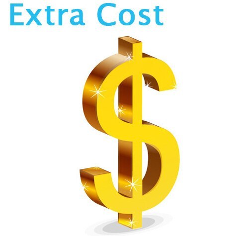Extra Fee extra shipping cost for accessories or special shipment service, please contact us before placing the items