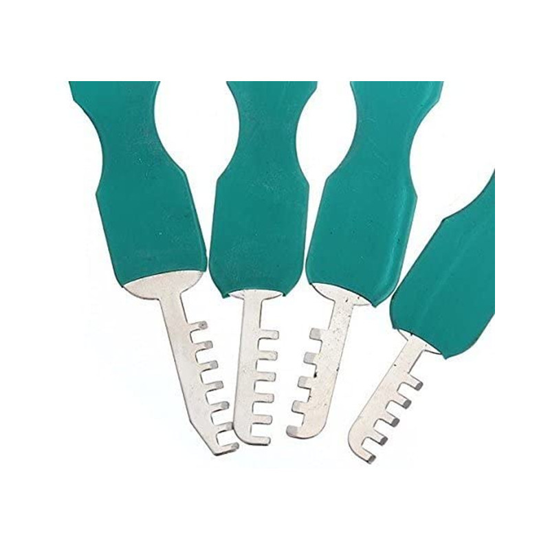 7pcs Comb Pick Tool Stainless Steel Padlock Lock Picks Locksmith Tools for House