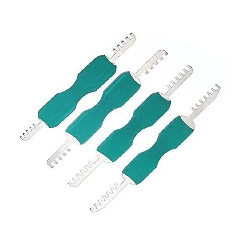 7pcs Comb Pick Tool Stainless Steel Padlock Lock Picks Locksmith Tools for House
