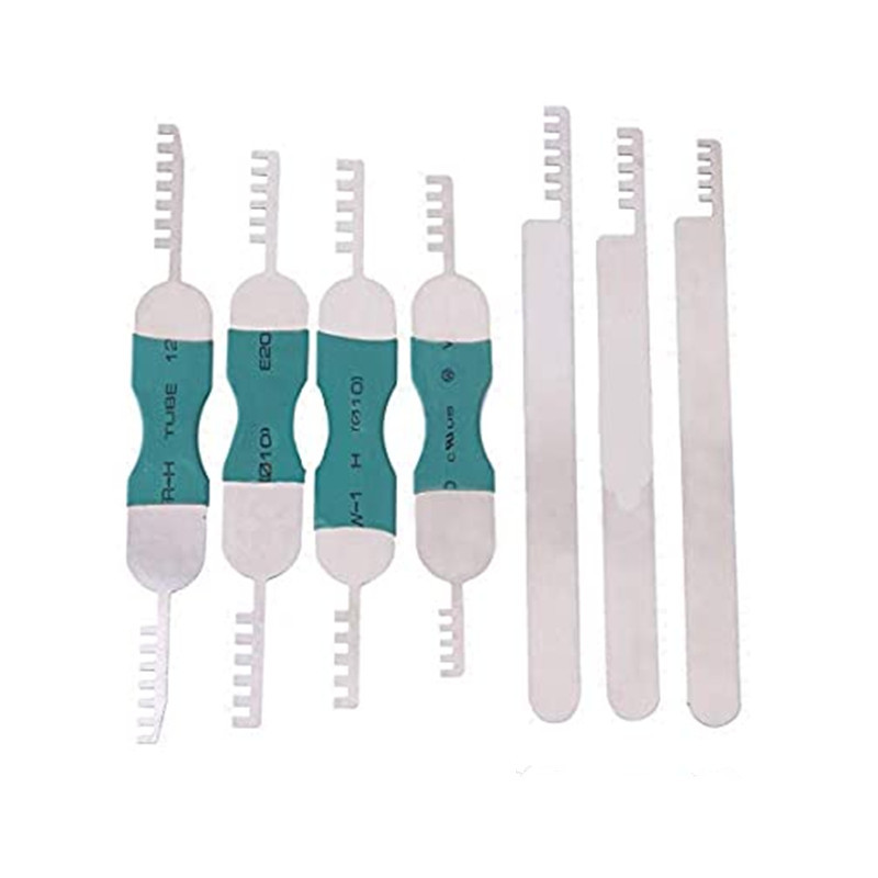 7pcs Comb Pick Tool Stainless Steel Padlock Lock Picks Locksmith Tools for House