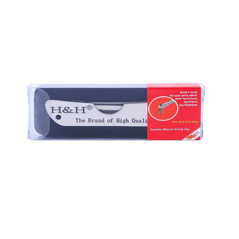 Fold Pick Tool Jackknife Single Hook Picks Locksmith Tool Stainless Steel 7 in 1 Folding tools