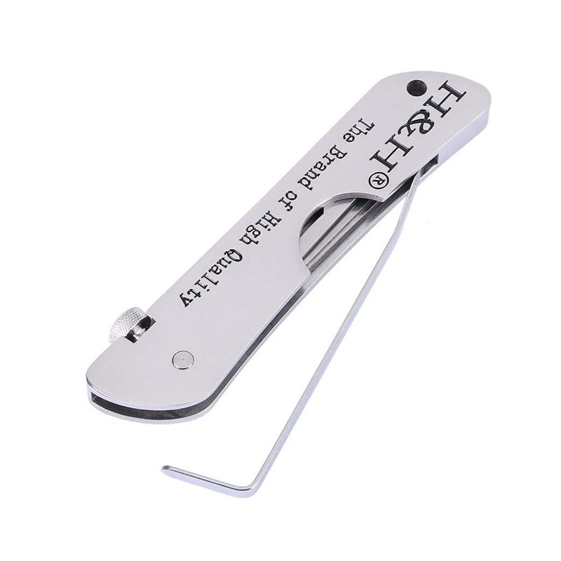Fold Pick Tool Jackknife Single Hook Picks Locksmith Tool Stainless Steel 7 in 1 Folding tools