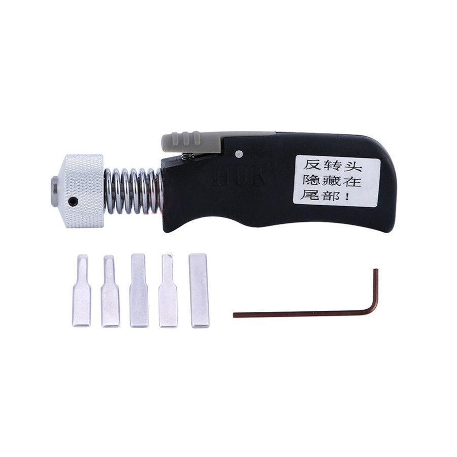 HUK Straight Shank Civil Lock Pick Plug Spinner Quick Turning Tools Locksmith Tool