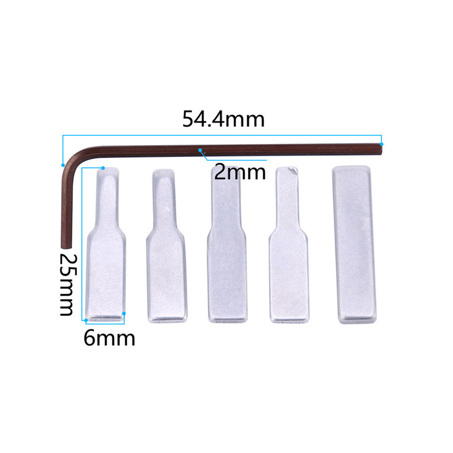 HUK Straight Shank Civil Lock Pick Plug Spinner Quick Turning Tools Locksmith Tool