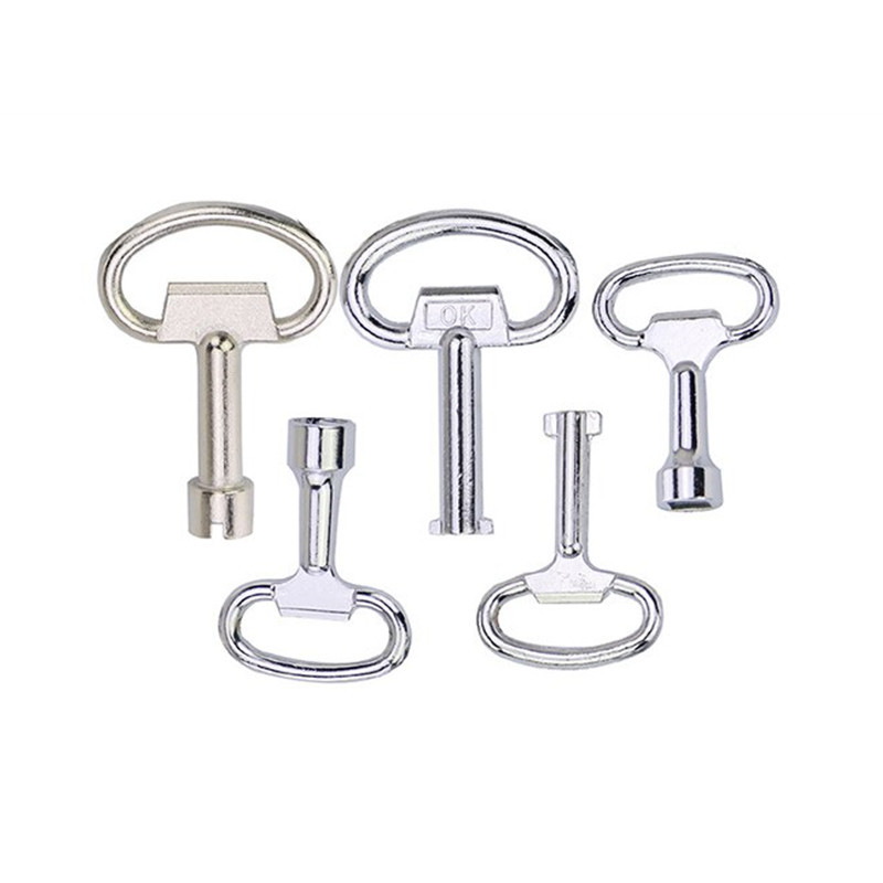 5pcs Electrical Cabinet Keys In Case Emergency Situation Stainless Stell Material Professional Locksmith