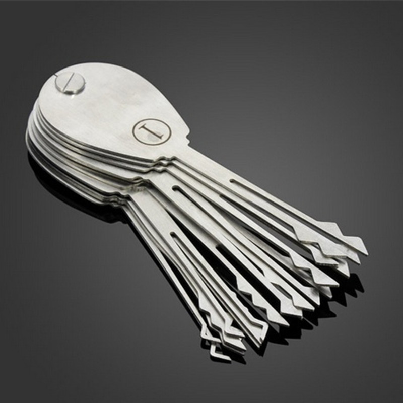20pcs Foldable Double Sided Lock Pick Set Locksmith Tools Car Lock Opener