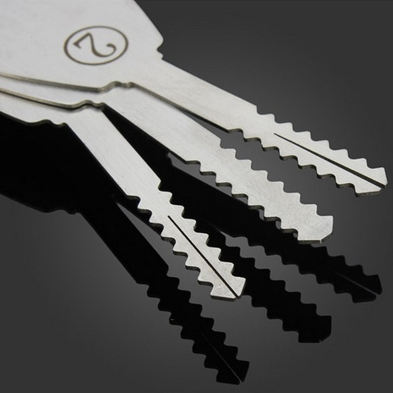 20pcs Foldable Double Sided Lock Pick Set Locksmith Tools Car Lock Opener