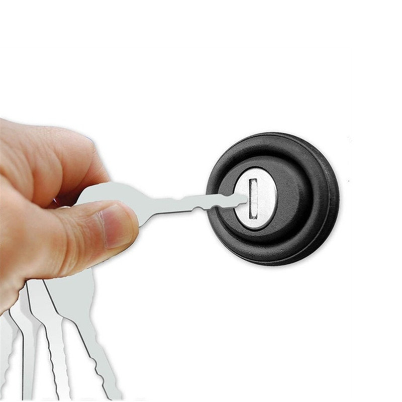 10pcs Jiggler Keys Lock Pick Set + 5pcs Locksmith Try-Out Keys Set Lock Repairing Tools
