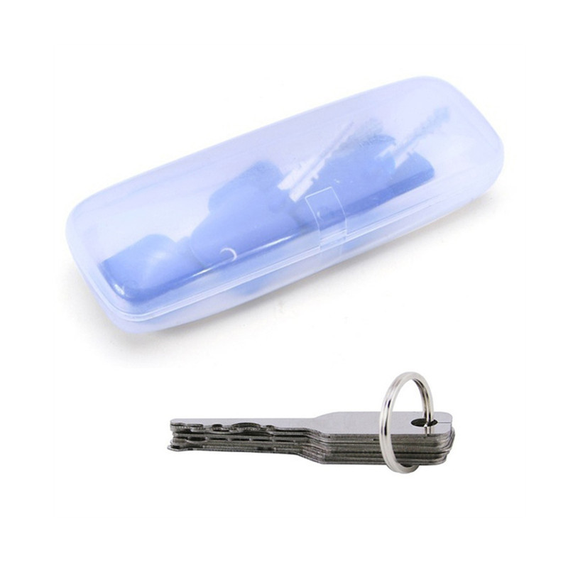 10pcs Jiggler Keys Lock Pick Set + 5pcs Locksmith Try-Out Keys Set Lock Repairing Tools