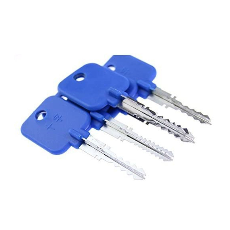 5pcs Locksmith Try-Out Keys Set for Cross Lock Repairing Tools Lock Pick Set
