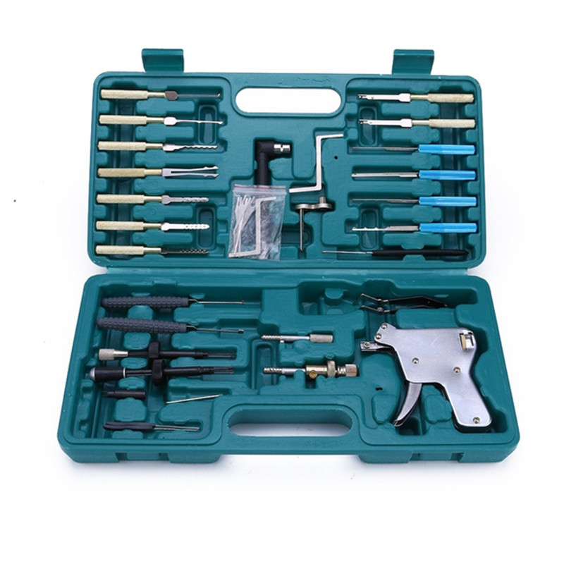 Lock Pick Gun Set Locksmith Tools Lock Picking Case Unlocking Tools Civil Lock Repairing Tools Box