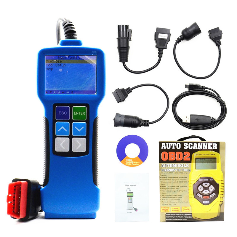 Truck Diagnostic Tool T71 Universal Diesel Heavy Duty Truck Scanner V24 for Bus and Heavy Truck Diagnostic Scanner Tool for Benz Isuzu Cummins Iveco Volvo Truck