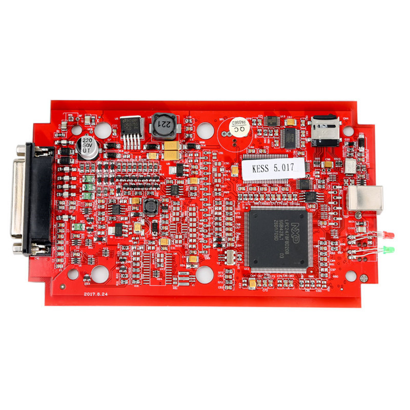 V5.017 Kess V2 Master ECU Tuning Tool EU Version SW V2.8 with Red PCB Online Version Support 140 Protocol No Token Limited