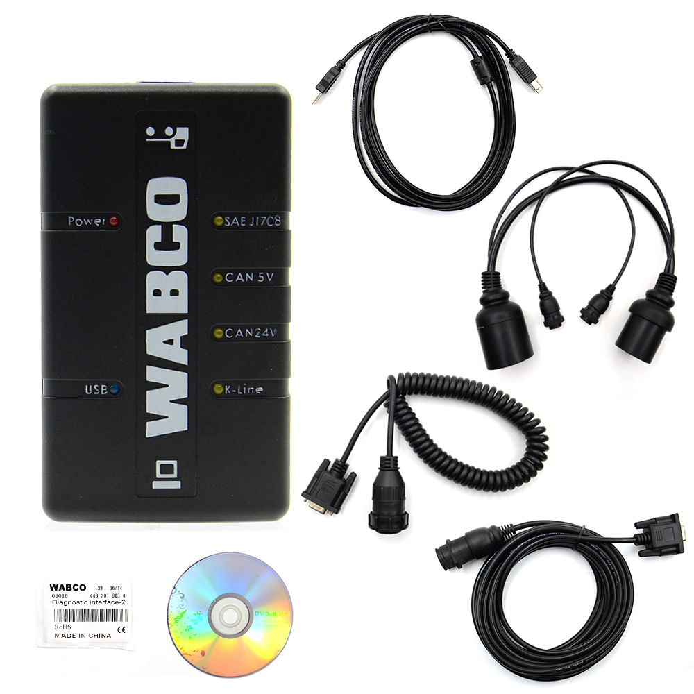 WABCO DIAGNOSTIC KIT (WDI) WABCO Trailer and Truck Diagnostic Interface with software