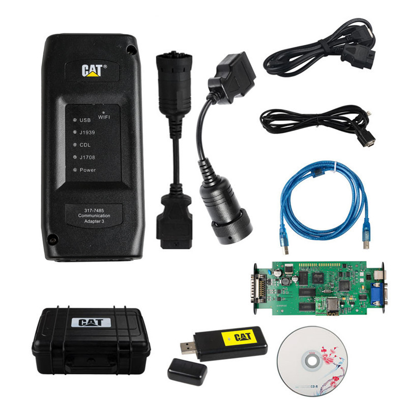 CAT Caterpillar ET Diagnostic Adapter 3 CAT ET3 WIFI Version CAT Truck Diagnostic Tool with 2019A Software
