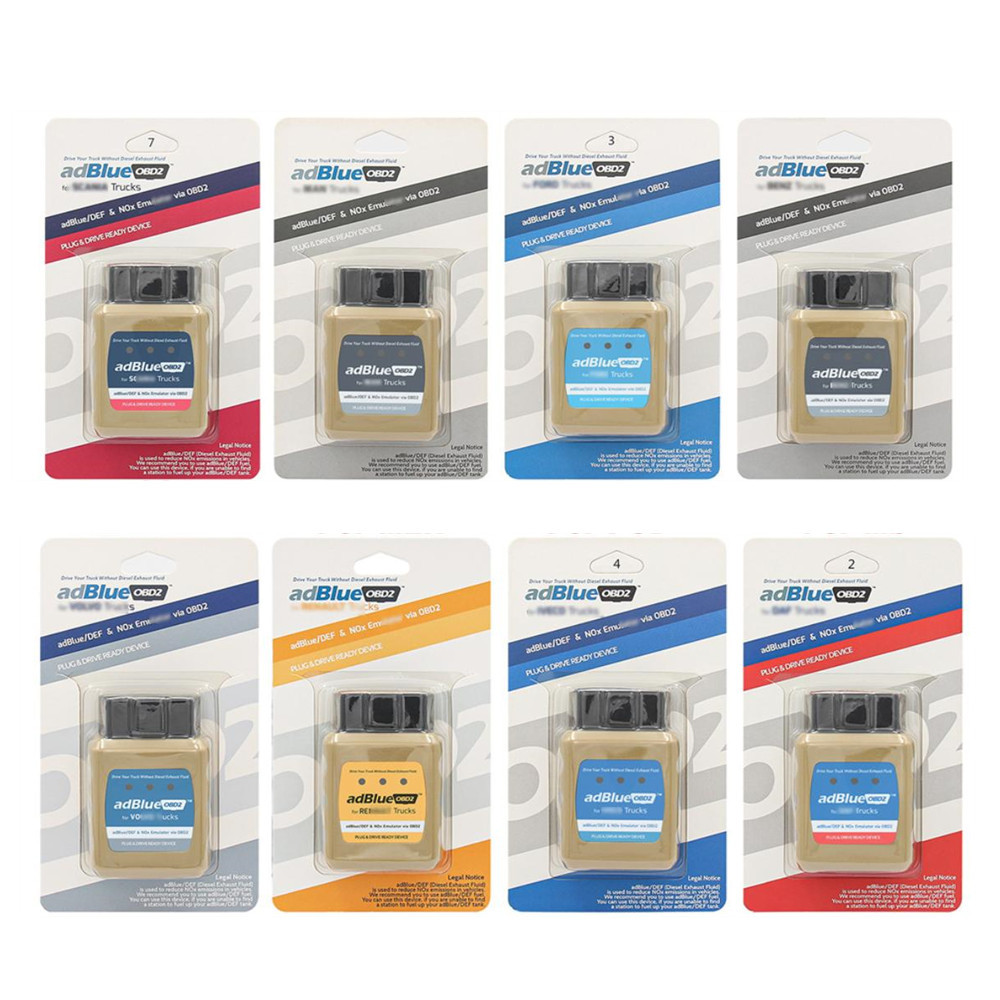 AdblueOBD2 Emulator for Benz/SCANIA/MAN//Iveco/DAF/Volvo/Renault/Ford Trucks Plug and Drive Ready Device by OBD2
