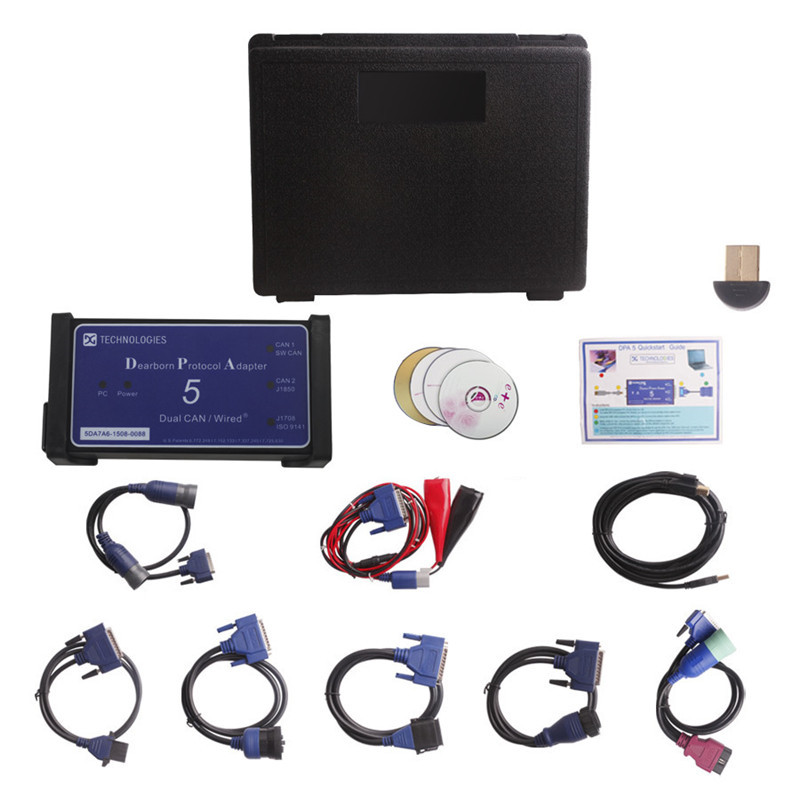 DPA5 DPA 5 Dearborn Protocol Adapter 5 Heavy Duty Truck Scanner Diagnostic Tool With Bluetooth